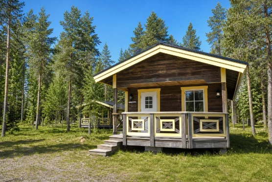 Minivilla, kök och matplats