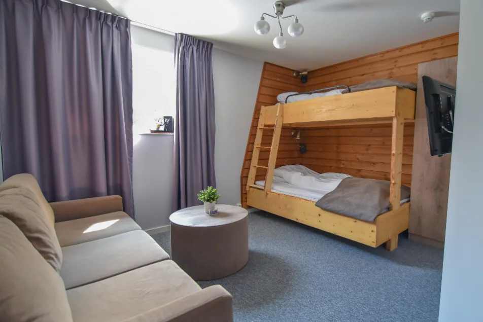 2+1 rum, våningssäng & bäddsoffa
