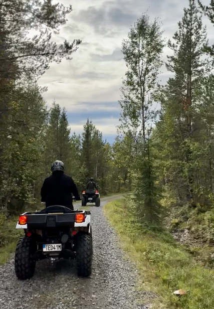 Fyrhjulingssafari, ATV i fjällterräng